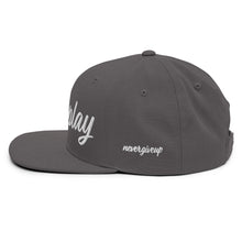 Load image into Gallery viewer, hustleplay.co Brand Classic Snapback Hat - Embroidered White Thread - Round Crown