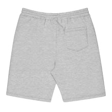 Load image into Gallery viewer, hustleplay.co Brand Logo Unisex Fleece Shorts - Embroidered Black Thread
