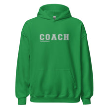 Load image into Gallery viewer, COACH™ Branded Unisex Pull Over Hoodie - Embroidered White Thread