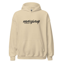 Load image into Gallery viewer, nevergiveup™ Branded Unisex Pull Over Hoodie - Embroidered Black Thread