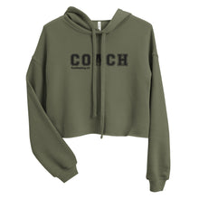 Load image into Gallery viewer, COACH™ Branded Cropped Hoodie - Embroidered Black Thread