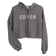 Load image into Gallery viewer, COACH™ Branded Cropped Hoodie - Embroidered White Thread