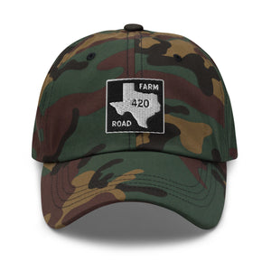 Texas Farm Road 420 Dad Hat - Embroidered Original