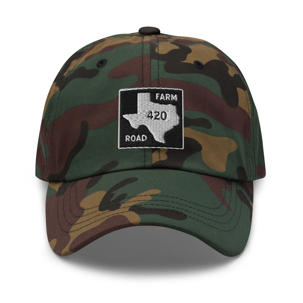 Texas Farm Road 420 Dad Hat - Embroidered Original