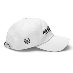 nevergiveup™ Branded Dad Hat - Embroidered Black Thread