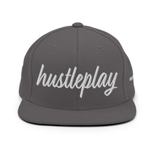 Load image into Gallery viewer, hustleplay.co Brand Classic Snapback Hat - Embroidered White Thread - Round Crown
