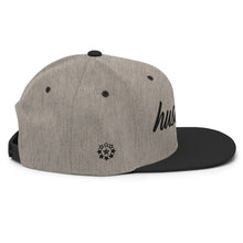 Load image into Gallery viewer, hustleplay.co Brand Classic Snapback Hat - Embroidered Black Thread - Round Crown
