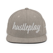 Load image into Gallery viewer, hustleplay.co Brand Classic Snapback Hat - Embroidered White Thread - Round Crown
