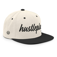 Load image into Gallery viewer, hustleplay.co Brand Classic Snapback Hat - Embroidered Black Thread - Round Crown
