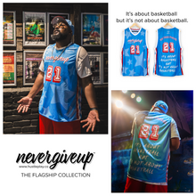 Load image into Gallery viewer, nevergiveup™ Branded Allstars Basketball Jersey - BIG TREE #4REAL 21 - JHS Rams Colorway
