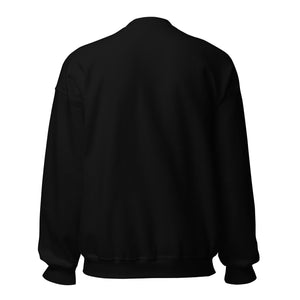 hustleplay.co Branded Logo Unisex Sweatshirt - Embroidered White Thread