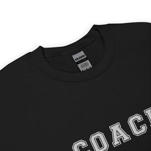 COACH™ Branded Unisex Sweatshirt - Embroidered White Thread