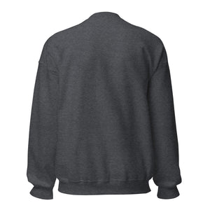 hustleplay.co Branded Logo Unisex Sweatshirt - Embroidered Black Thread