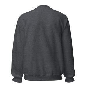 hustleplay.co Branded Logo Unisex Sweatshirt - Embroidered White Thread