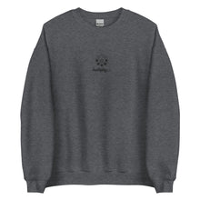 Load image into Gallery viewer, hustleplay.co Branded Logo Unisex Sweatshirt - Embroidered Black Thread
