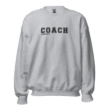 Load image into Gallery viewer, COACH™ Branded Unisex Sweatshirt - Embroidered Black Thread
