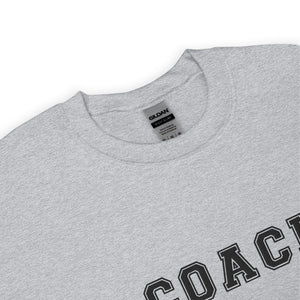 COACH™ Branded Unisex Sweatshirt - Embroidered Black Thread