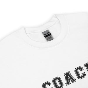 COACH™ Branded Unisex Sweatshirt - Embroidered Black Thread