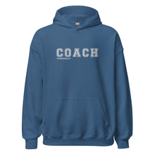 Load image into Gallery viewer, COACH™ Branded Unisex Pull Over Hoodie - Embroidered White Thread
