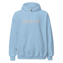 Load image into Gallery viewer, COACH™ Branded Unisex Pull Over Hoodie - Embroidered White Thread
