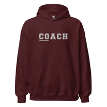 Load image into Gallery viewer, COACH™ Branded Unisex Pull Over Hoodie - Embroidered White Thread
