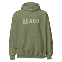 Load image into Gallery viewer, COACH™ Branded Unisex Pull Over Hoodie - Embroidered White Thread
