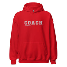 Load image into Gallery viewer, COACH™ Branded Unisex Pull Over Hoodie - Embroidered White Thread
