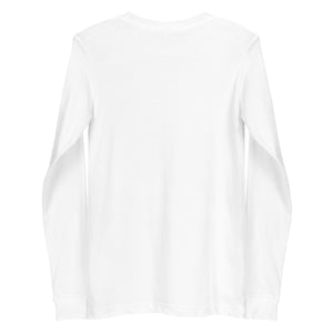 nevergiveup™ Branded Basketball Unisex Long Sleeve T-Shirt - Neon Milky Way
