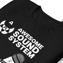 Load image into Gallery viewer, AWESOME SOUND SYSTEM A Voice Strong and True Unisex Short Sleeve T-Shirt - White Print
